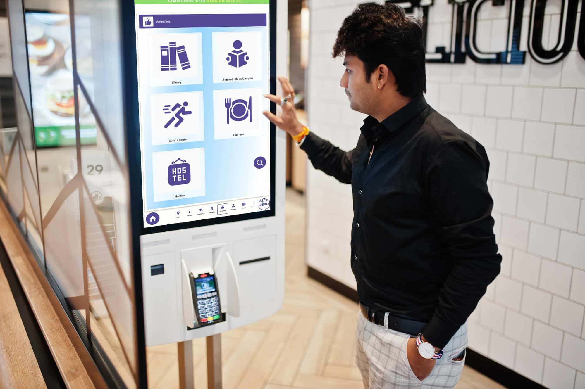 Information Kiosks We build custom information kiosks and interactive touchpoints for events, malls, museums, and public spaces. Each kiosk is engineered for reliability, usability, and data capture, with hardware, software, and content tightly integrated.